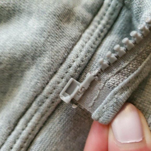 NIKE Full Zip Hoodie Size L Gray Womens - SEE NOTES - Picture 7 of 12